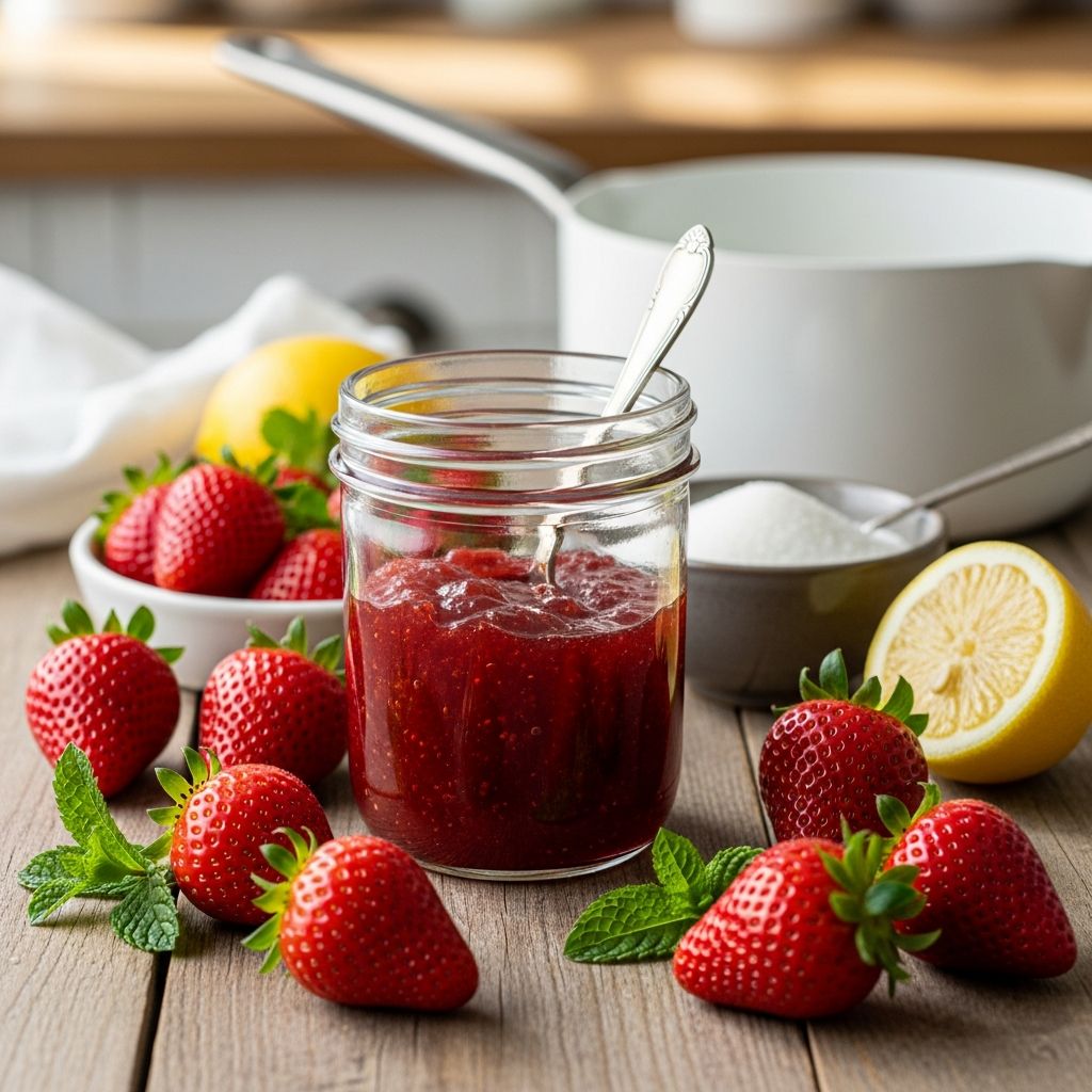 How to Make Homemade Strawberry Jam (No Pectin Needed!) Experience the timeless joy of homemade strawberry jam with this easy, pectin-free recipe packed with flavor.