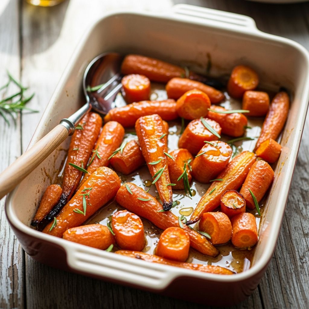 Transform humble carrots into a caramelized, savory-sweet side with honey, rosemary, and olive oil.
