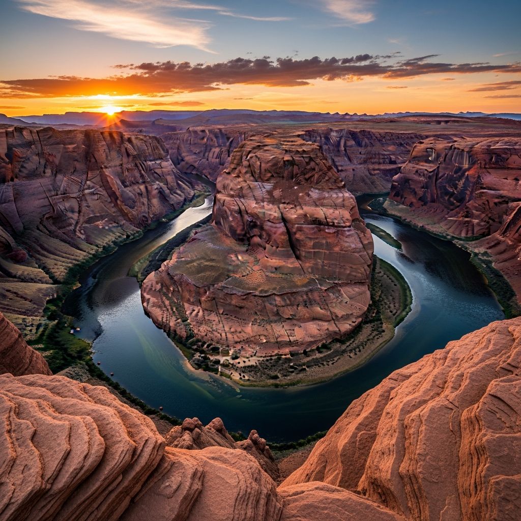 Experience Arizona's breathtaking Horseshoe Bend, a geological marvel with sweeping river vistas and unforgettable adventure.