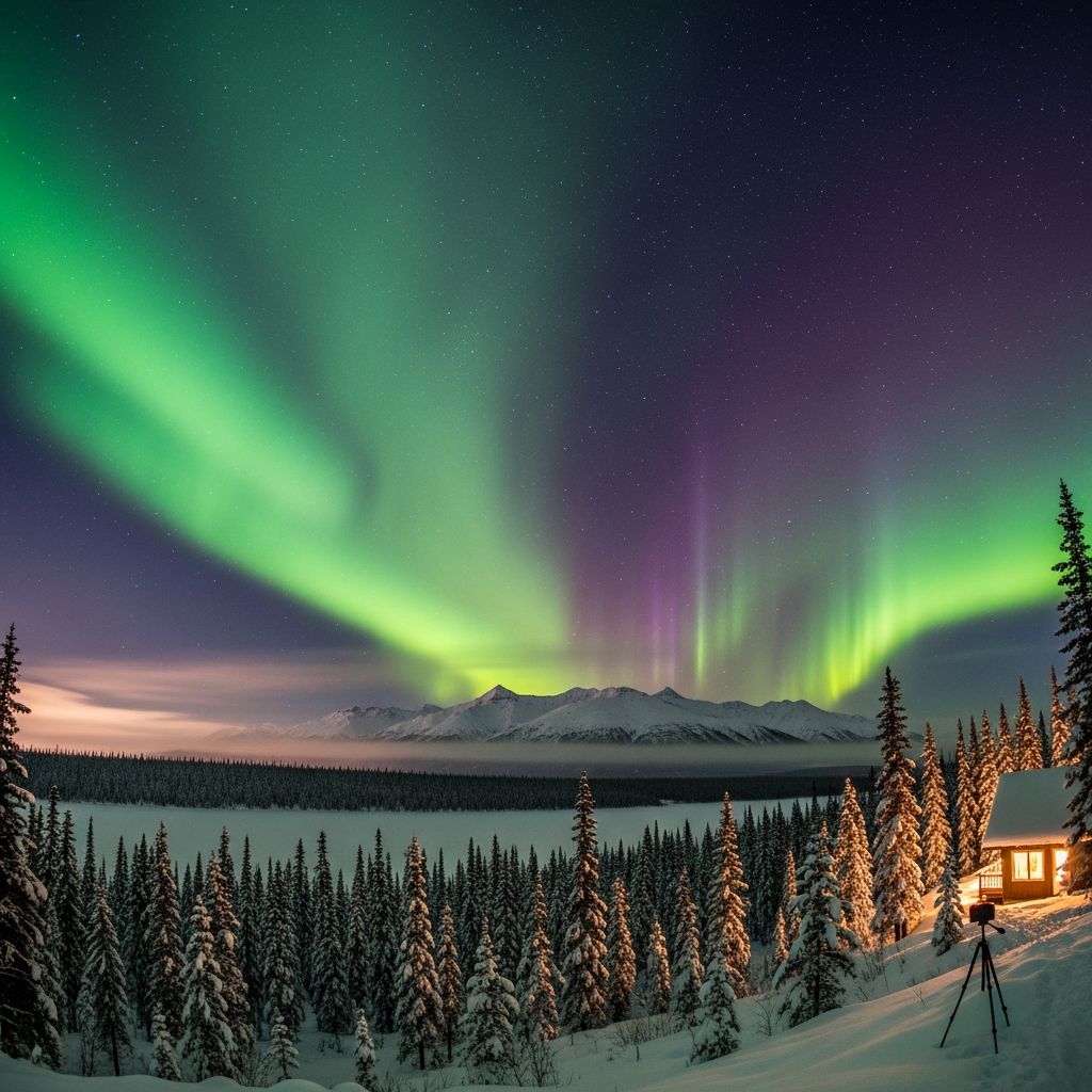 Your comprehensive guide to witnessing Alaska’s spectacular aurora borealis: best times, top viewing spots, and unforgettable ways to experience the lights.