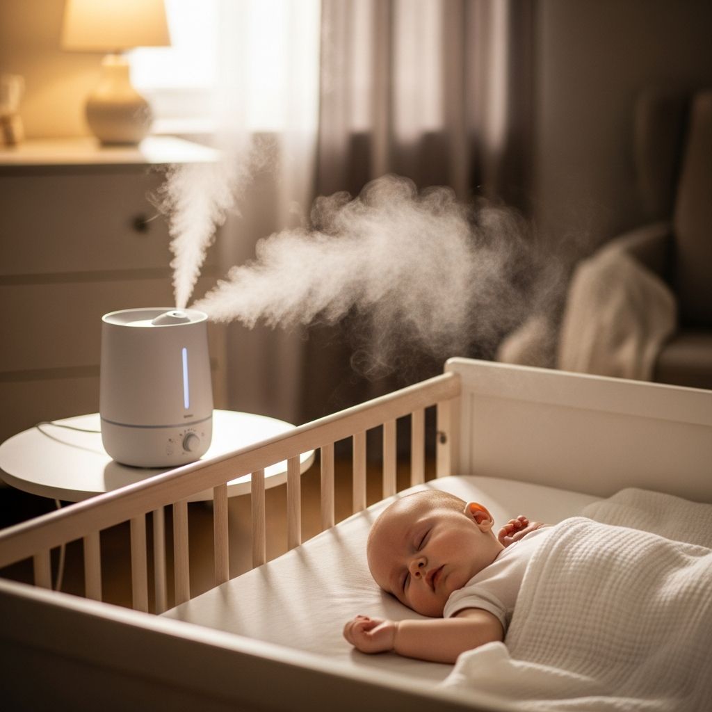 How Close Should a Humidifier Be to Your Baby? Ensuring a safe and comfortable environment for newborns by placing and maintaining humidifiers properly in the nursery.
