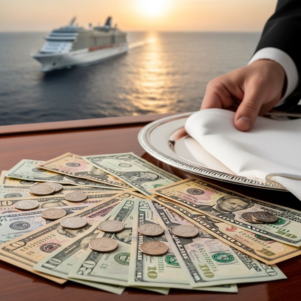 How Much Should You Tip on a Cruise? The Complete Guide to Cruise Gratuities Master cruise tipping: Learn suggested rates, cruise line policies, and the etiquette for gratuities, from stateroom stewards to spa staff.
