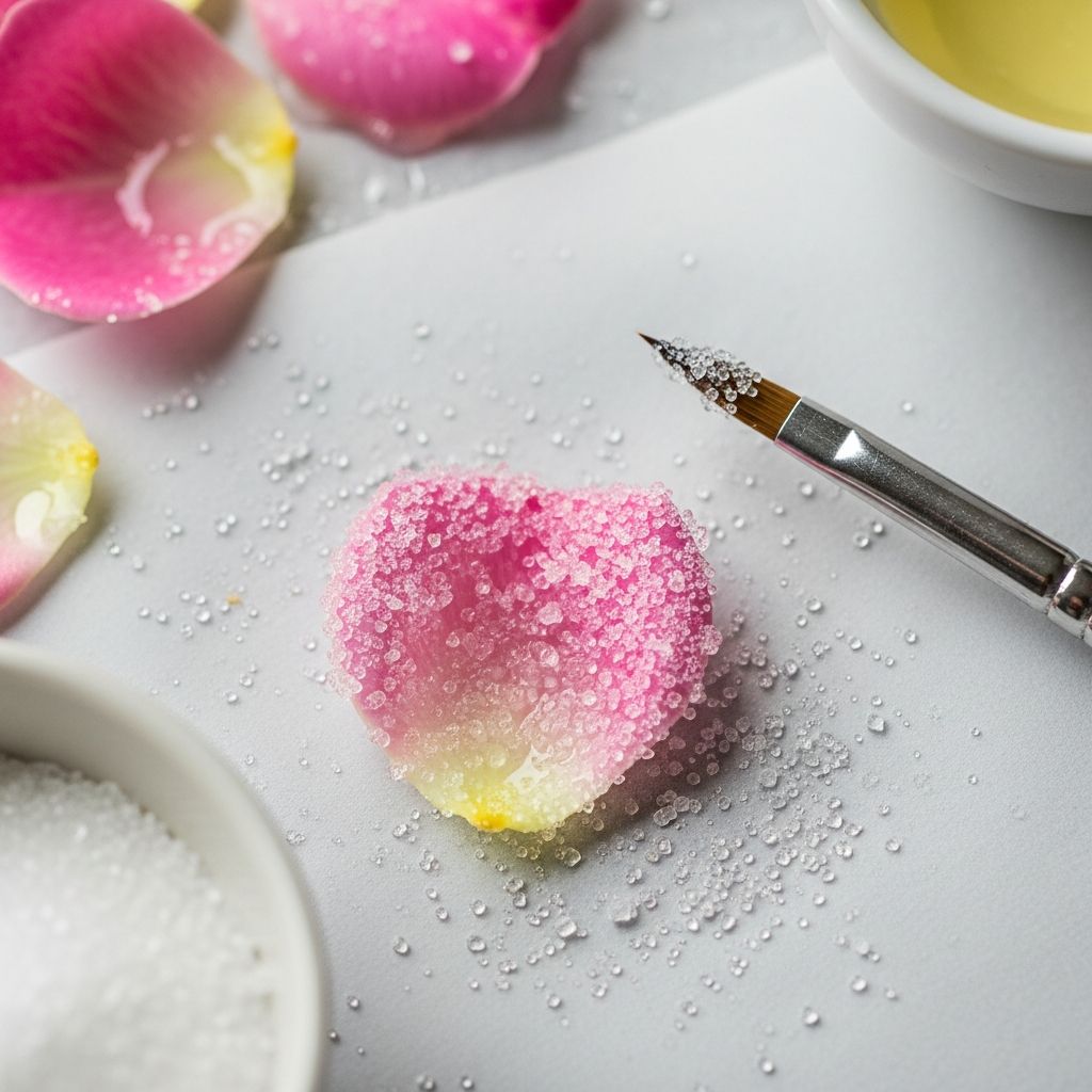 How to Candy Flower Petals: A Step-by-Step Decorative Guide Master the delicate art of candying fresh flower petals for elegant, edible decoration on desserts and special occasions.