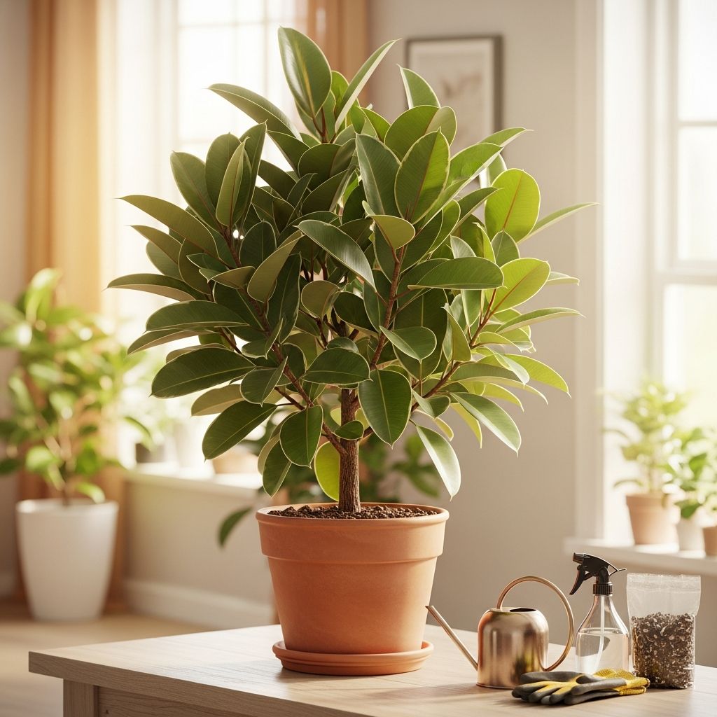 How to Care for a Rubber Tree Learn how to keep your rubber tree healthy and thriving with these expert care tips.