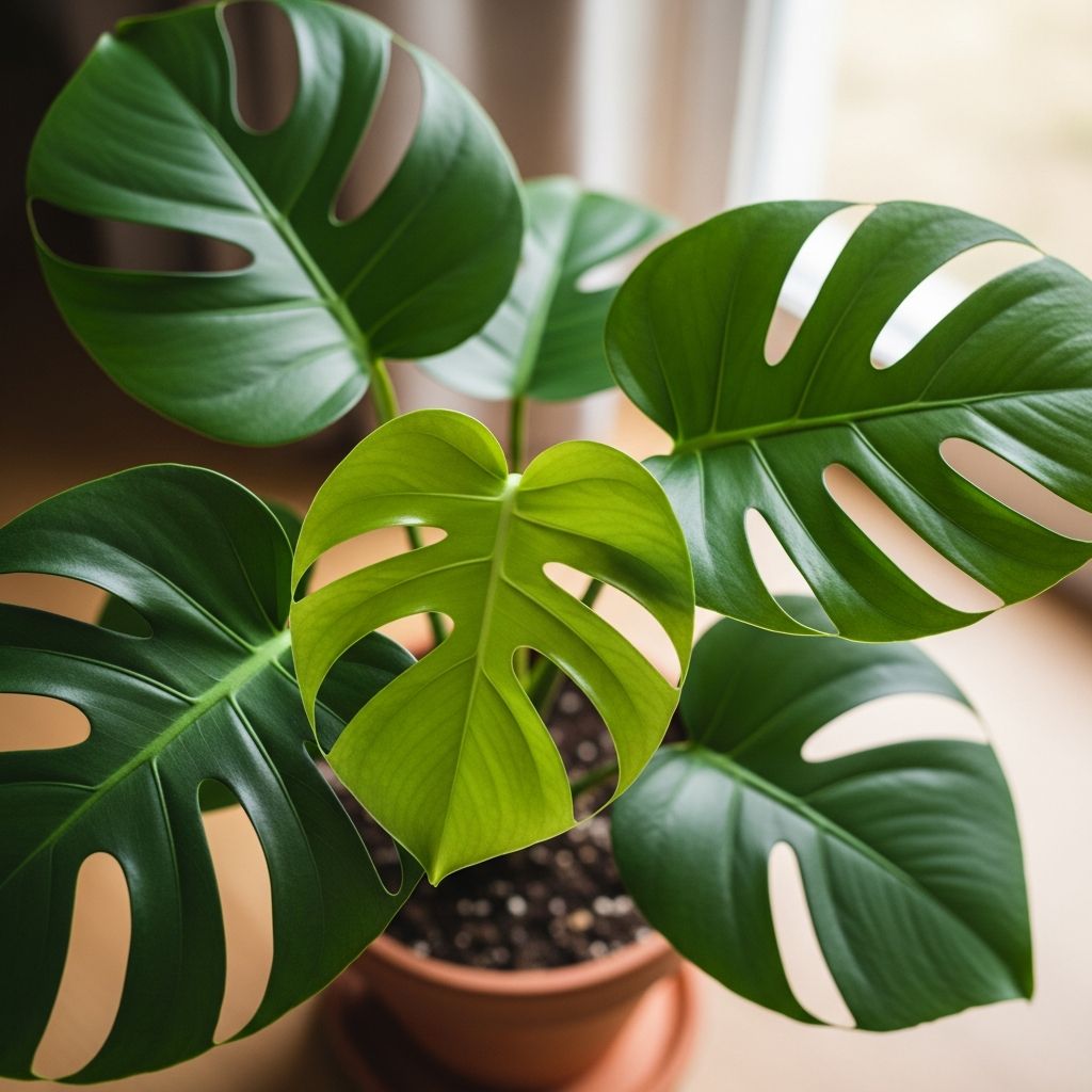 Everything you need to know for thriving, healthy monstera plants in your home, including watering, light, soil, and expert care tips.