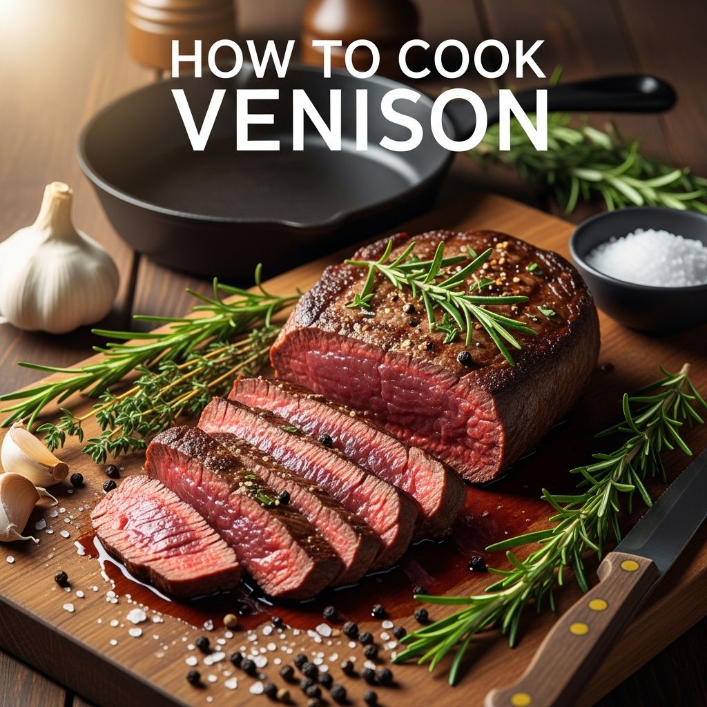A comprehensive guide to preparing, cooking, and enjoying venison—from choosing cuts to expert cooking tips, with delicious recipes.