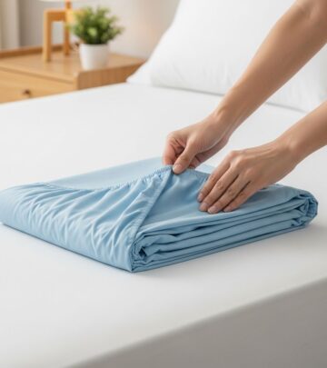 Master fitted sheet folding with this clear, step-by-step tutorial to keep your linen closet tidy and your sheets wrinkle-free.