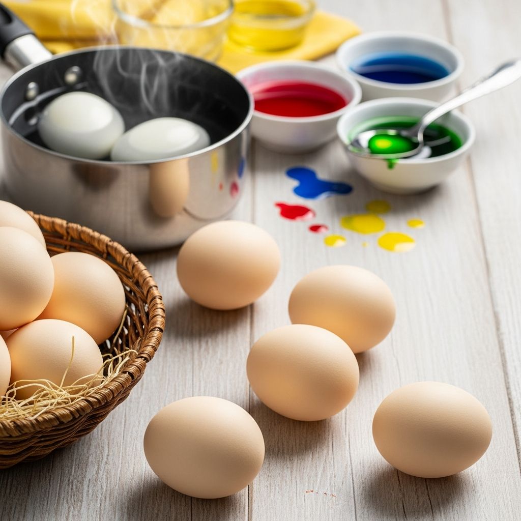 Perfect hard-boiled eggs every time for your Easter crafting and decorating traditions.