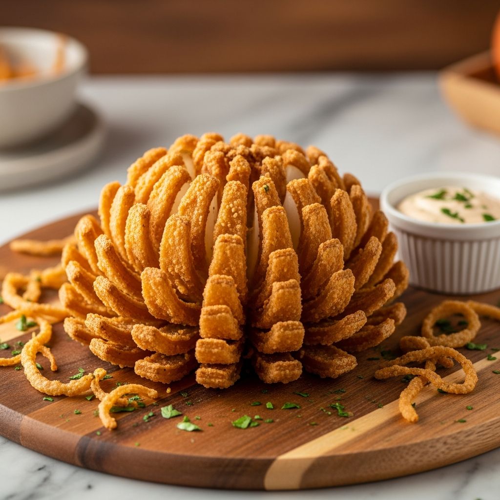 How to Make a Bloomin’ Onion at Home: Comprehensive Guide Master the art of making a crispy, perfectly golden bloomin' onion right in your own kitchen with this in-depth guide.