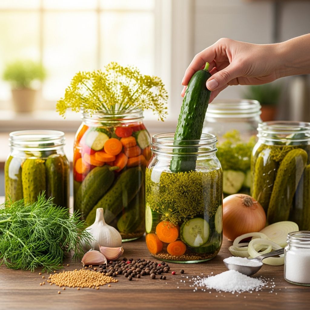 Discover techniques, tips, and step-by-step instructions for making crisp, tangy pickles at home with simple pantry ingredients.
