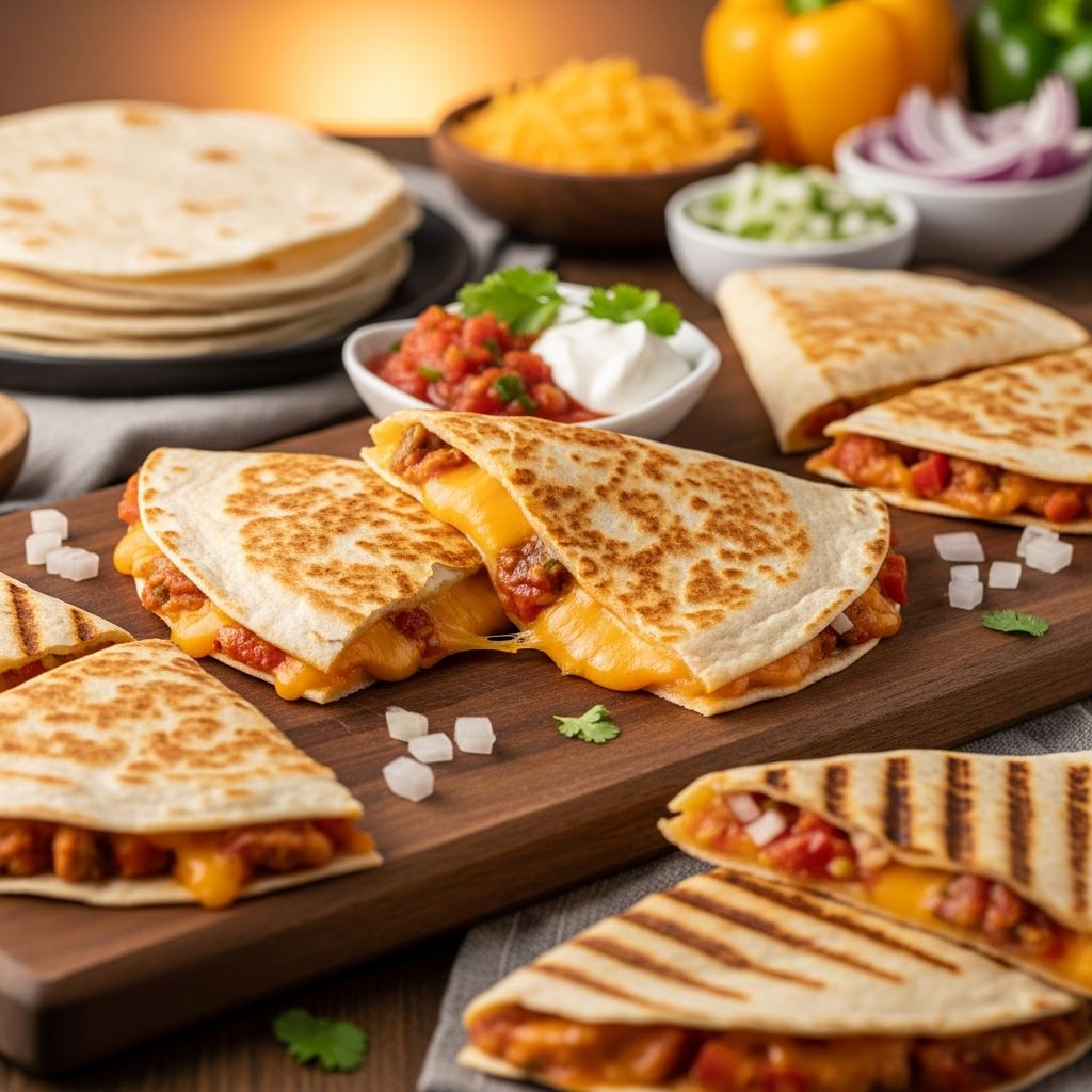 Master the art of quesadillas: from classic cheese to creative fillings, griddled or fried, plus pro tips and topping ideas.