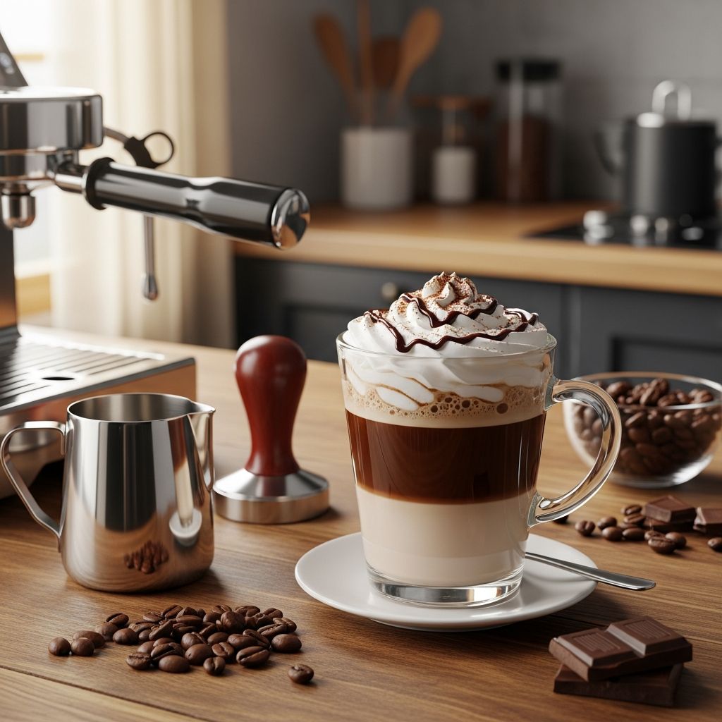 How to Make the Perfect Mocha at Home Learn how to make a delicious mocha at home with simple ingredients and expert tips.