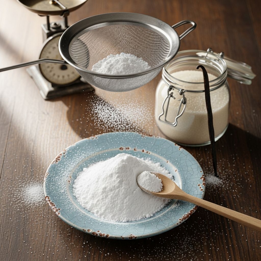 Never run out of powdered sugar again: transform everyday granulated sugar into light, fluffy confectioners’ sugar with this simple DIY guide.