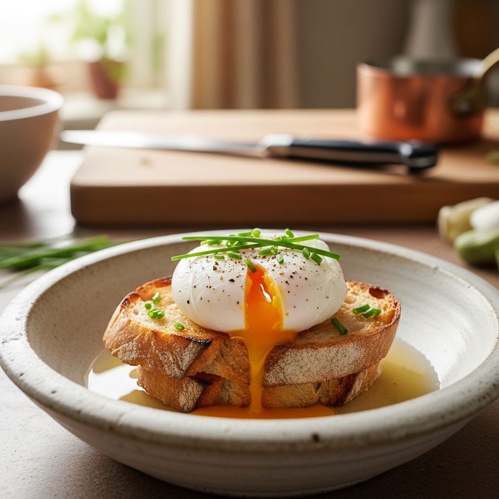 A comprehensive, fail-proof guide to perfect poached eggs for cooks of all skill levels, featuring step-by-step advice and expert tricks.