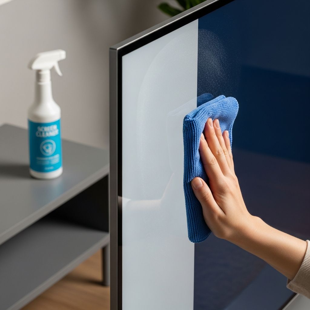 Discover expert-approved techniques to clean your TV screen safely and maintain a crystal-clear viewing experience at home.