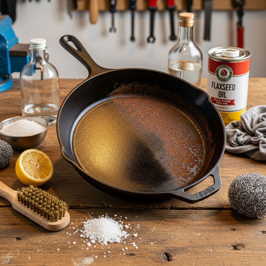 Learn expert methods to banish rust, restore, and maintain your cast iron cookware for long-lasting, reliable performance in the kitchen.