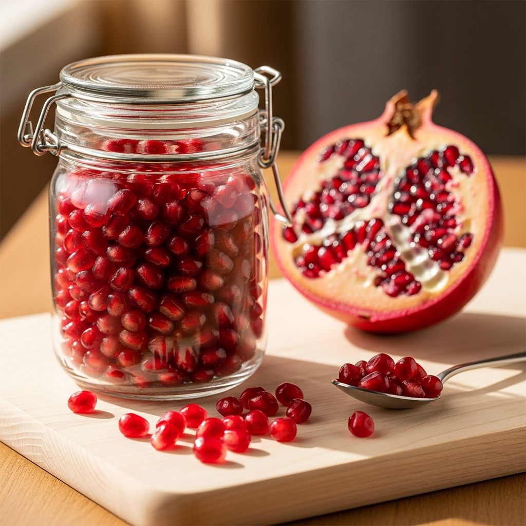 Master the art of storing pomegranate seeds with expert-approved techniques for extending freshness, freezing, and maximizing their flavor.