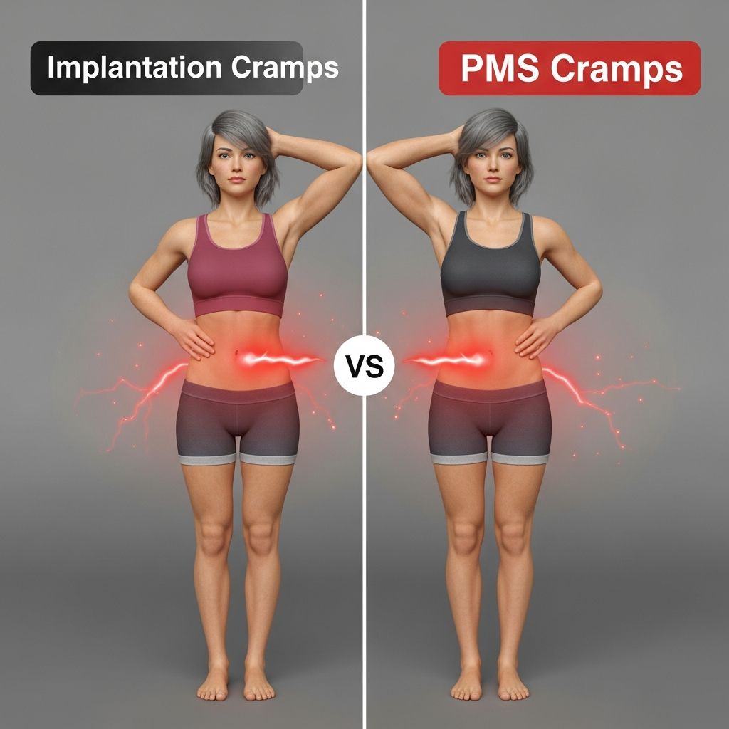 Implantation Cramps vs PMS Cramps: How to Tell the Difference Learn how to distinguish implantation cramps from PMS cramps with clear signs, symptoms, and expert guidance.