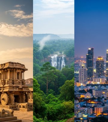 Explore Karnataka: a captivating fusion of modern cities, ancient ruins, royal palaces, wild landscapes, beaches, and sacred temples.