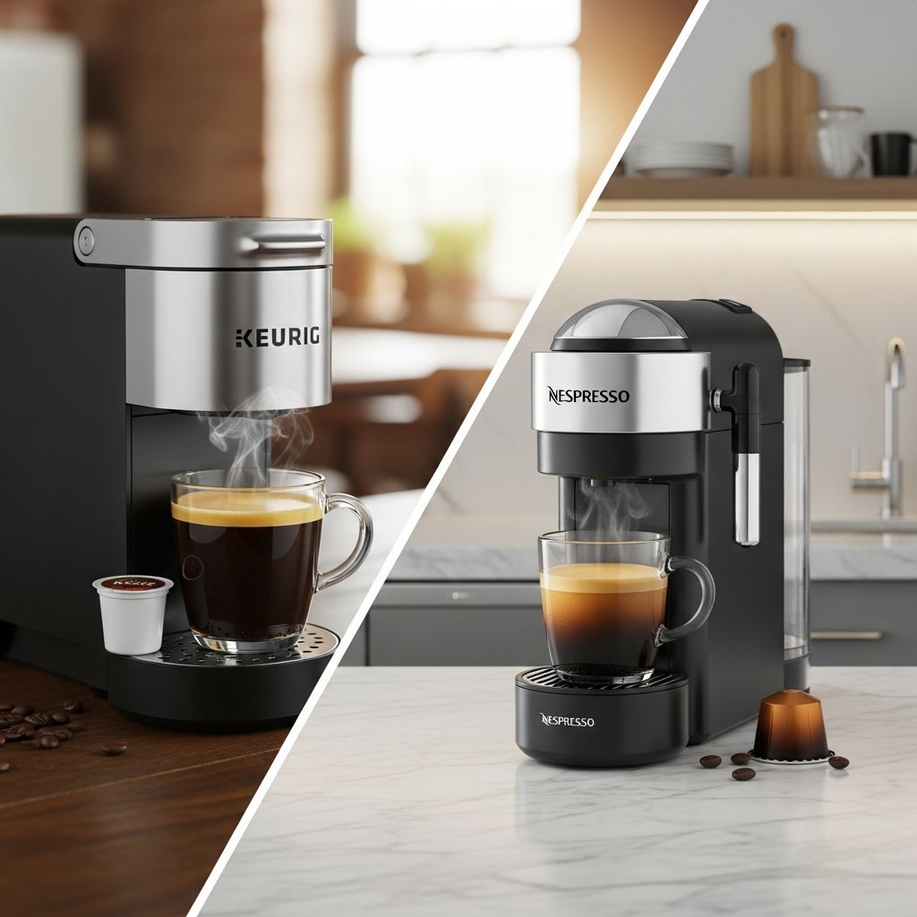 Keurig vs Nespresso: The Ultimate Single-Serve Coffee Showdown Discover the pros, cons, and key differences between Keurig and Nespresso coffee makers in this thorough single-serve showdown.