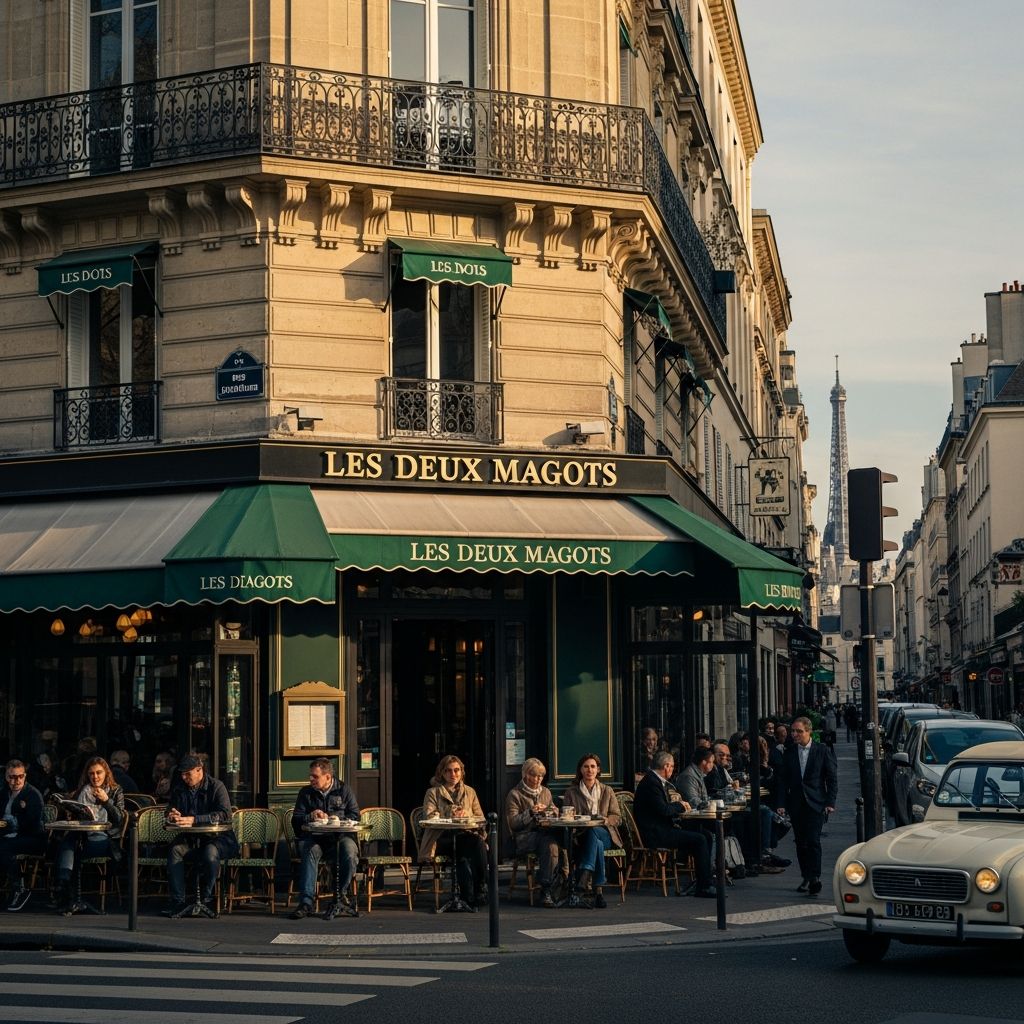 Step into Les Deux Magots—a Parisian café where generations of thinkers, writers, and artists have shaped French and global culture.
