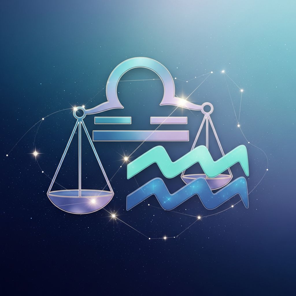 Libra and Aquarius Compatibility Discover the cosmic connection between Libra and Aquarius zodiac signs