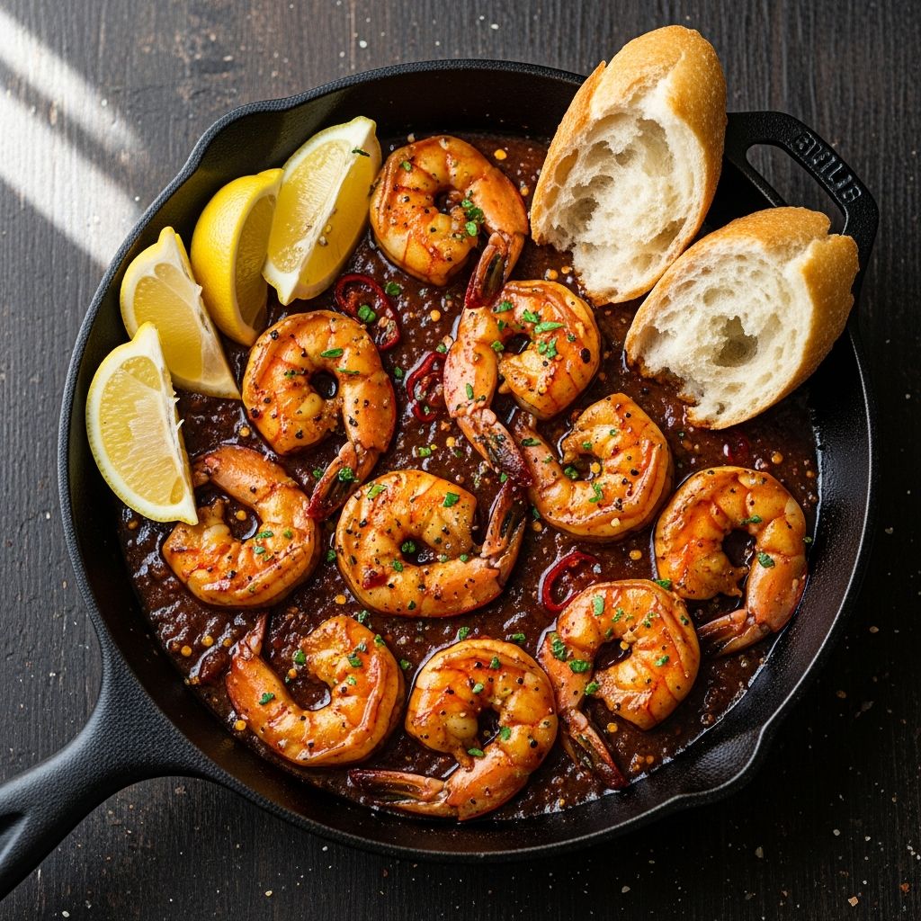 Discover the legendary spiced butter shrimp dish from New Orleans — easy to make, bursting with flavor, and perfect for sharing.
