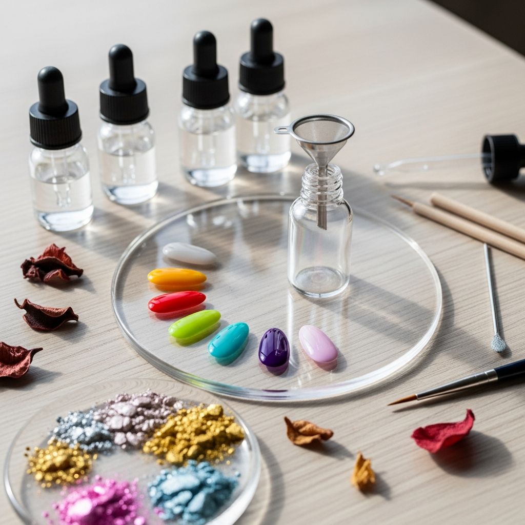 Transform your nail game by creating unique nail polish shades from scratch with this step-by-step DIY guide.