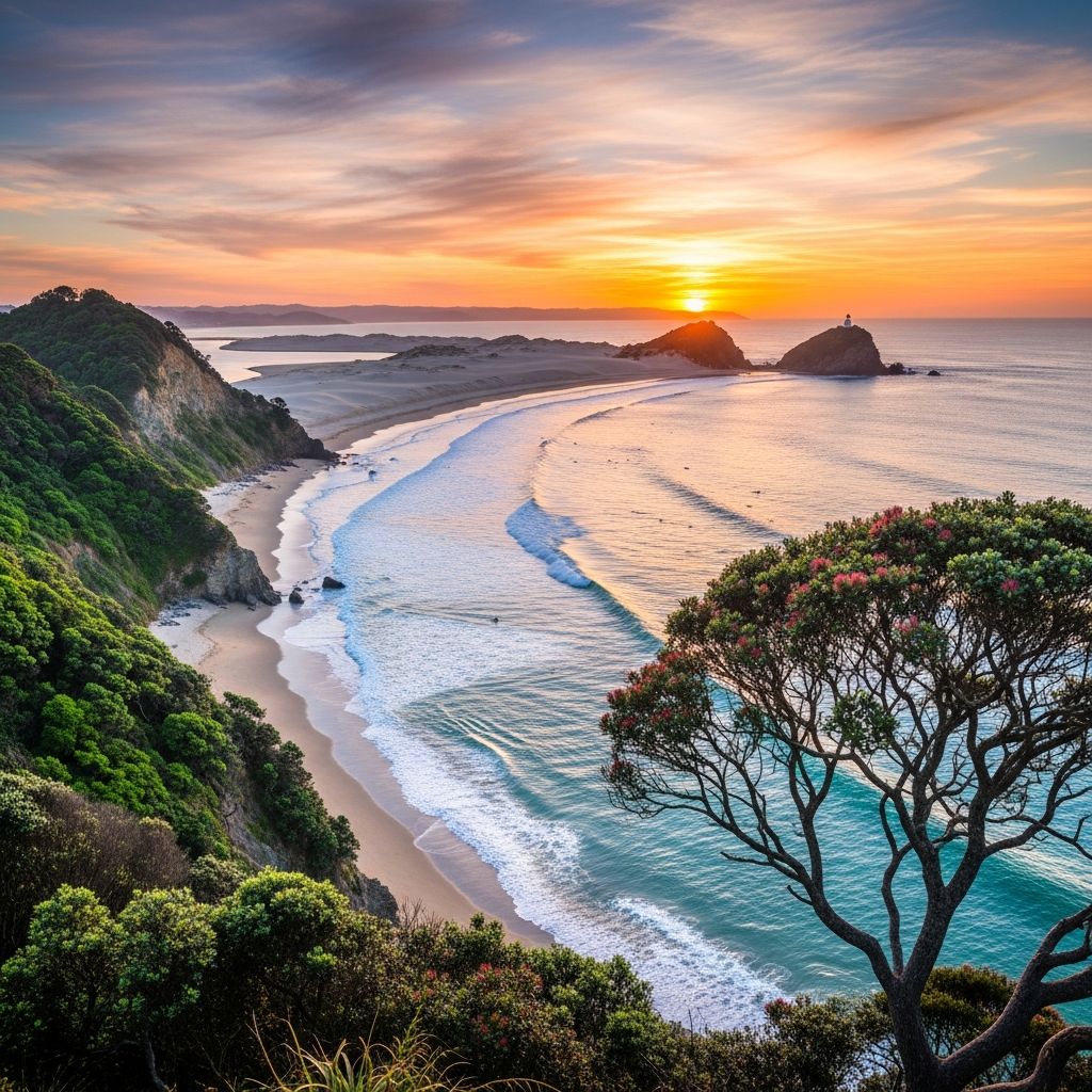 Mangawhai Heads: Coastal Beauty and Adventure in Northland Nestled between rolling farmland and the Pacific, Mangawhai Heads offers beaches, wildlife, culture, and adventure in New Zealand’s Northland.