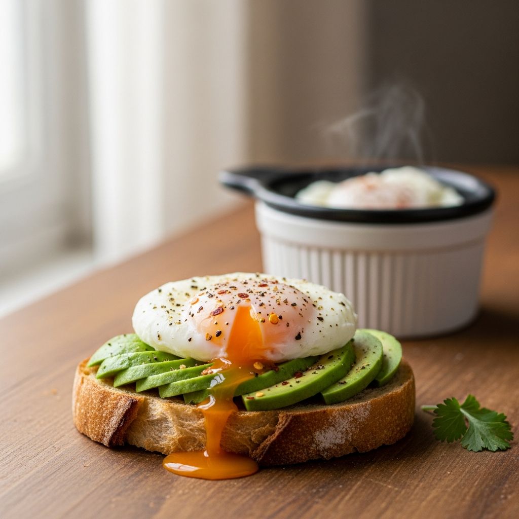Discover a gourmet approach to poached eggs using only your microwave, perfect for quick breakfasts and elegant dishes.