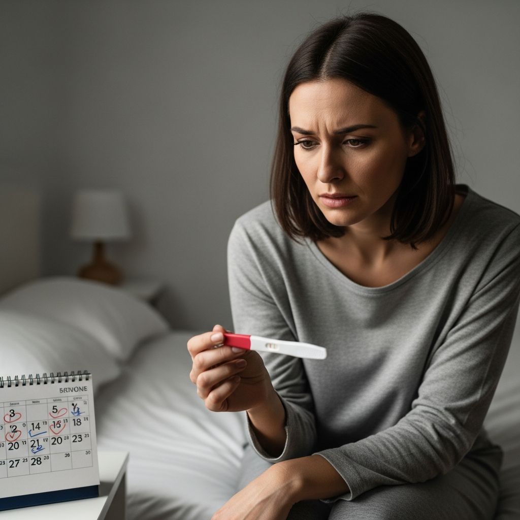 Discover why you might have a missed period despite a negative pregnancy test result.