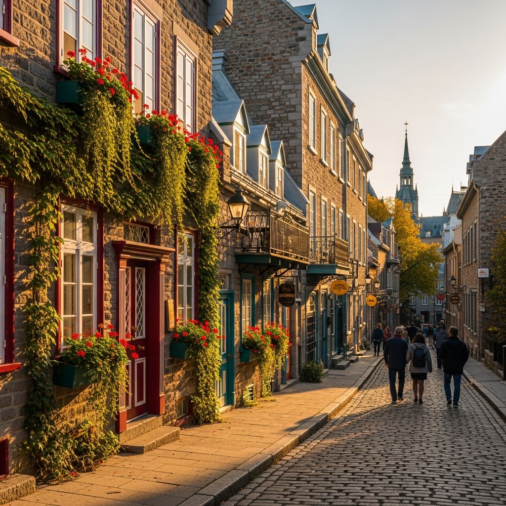 The Most Picturesque Streets in Quebec City: A Guide for Wanderers From cobblestone alleys to mural-covered lanes, discover Quebec City’s most visually stunning and atmospheric streets.