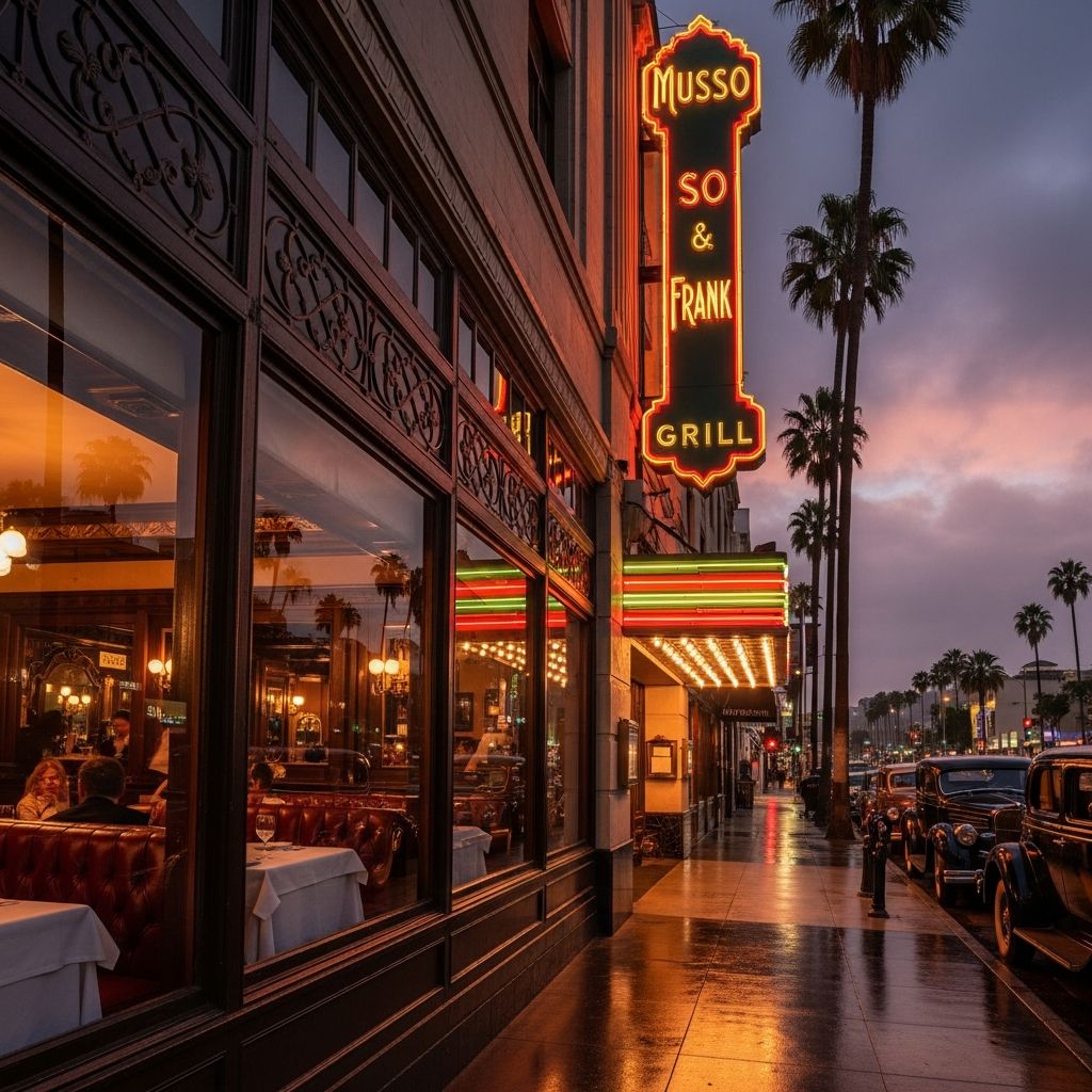Explore the legendary Musso & Frank Grill's enduring legacy, Hollywood history, and culinary allure spanning over a century.