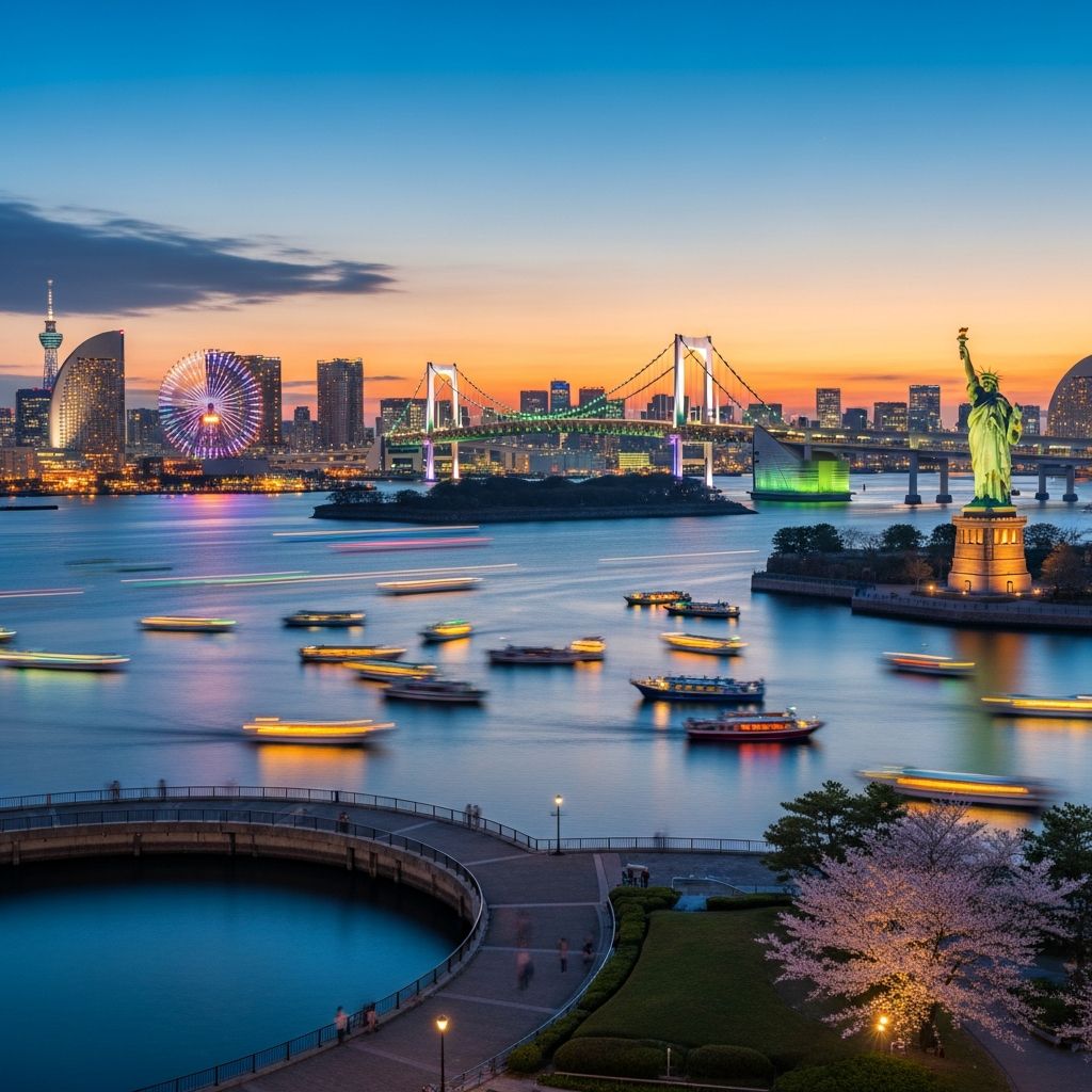 Must-See Attractions in Odaiba & Tokyo Bay Uncover Odaiba & Tokyo Bay's top attractions: inventive architecture, futuristic museums, giant robots, and iconic waterfront sights.