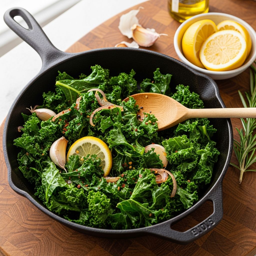 My Favorite Sautéed Kale: Simple, Flavorful, and Nutritious Discover how to make the ultimate sautéed kale—a nutrient-packed, easy, and crowd-pleasing side dish with essential tips and FAQs.