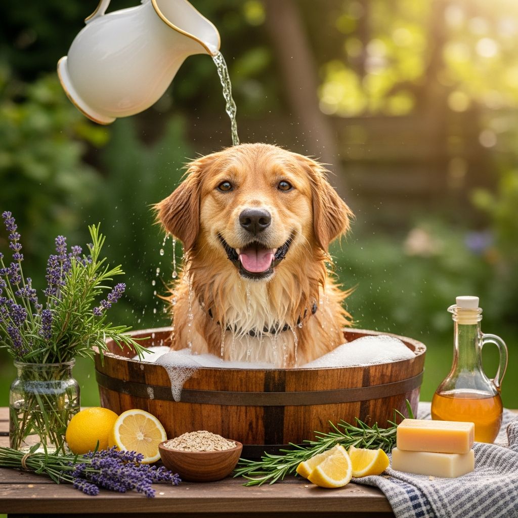 Discover effective, easy-to-make natural dog shampoos for flea removal and healthier coats, ideal for sensitive pets.