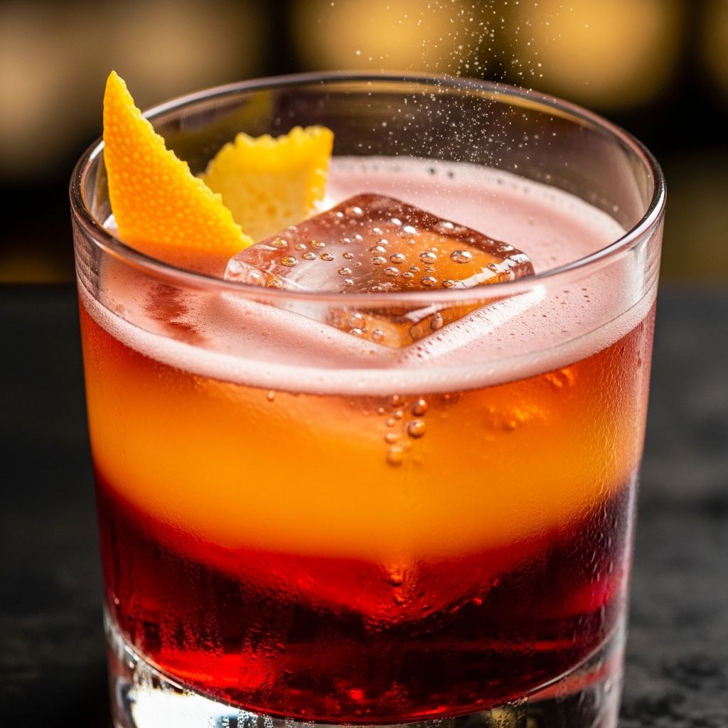 Elevate your aperitivo hour with the effervescent Negroni Sbagliato, a delightful Italian cocktail that swaps gin for prosecco.
