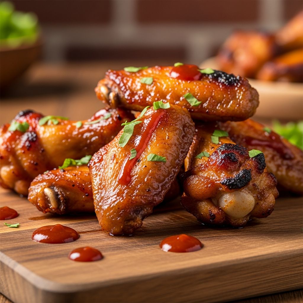 Oven-Barbecued Chicken Wings: Easy Recipe for Crispy, Flavor-Packed Wings Discover the secrets to making irresistibly crispy, oven-barbecued chicken wings with tangy homemade sauce, all without the mess of frying.