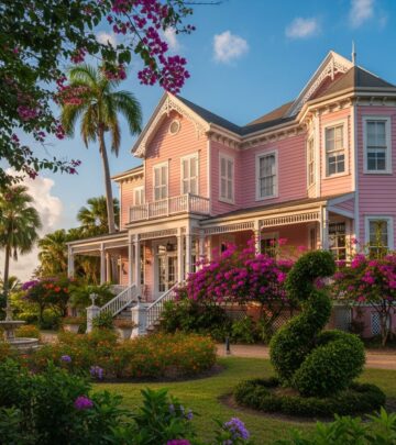 Discover The Pink Plantation House—a unique blend of French colonial architecture, lush gardens, and creative artistry in the heart of the Caribbean.