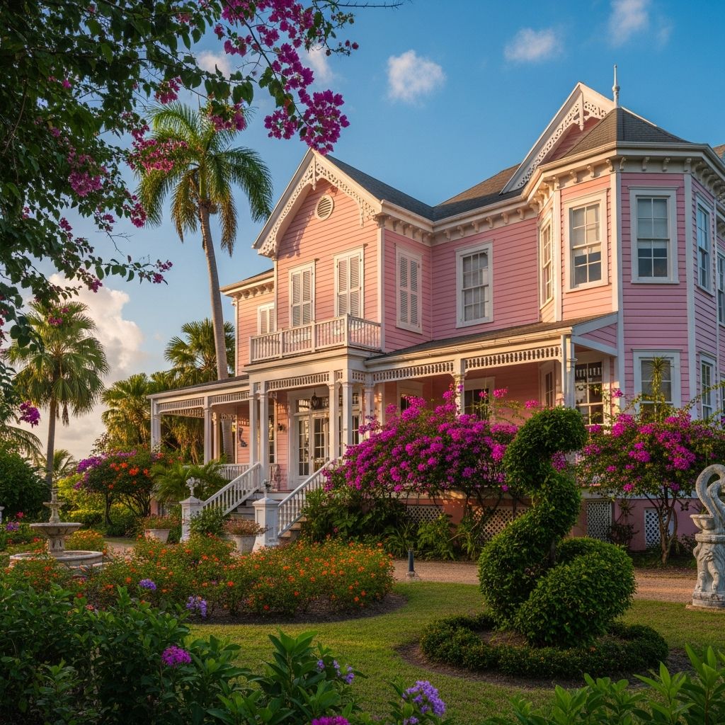 The Pink Plantation House: A Fusion of History, Art, and Caribbean Charm Discover The Pink Plantation House—a unique blend of French colonial architecture, lush gardens, and creative artistry in the heart of the Caribbean.