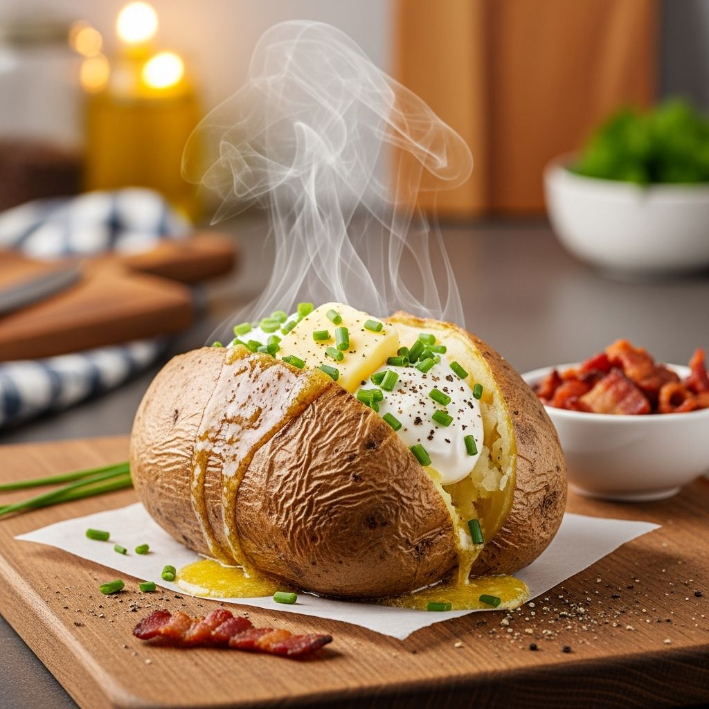 Quick Baked Potato: Easy, Delicious, and Ready in Minutes Discover a faster way to enjoy classic baked potatoes — fluffy on the inside, crisp on the outside, and ready in a flash.