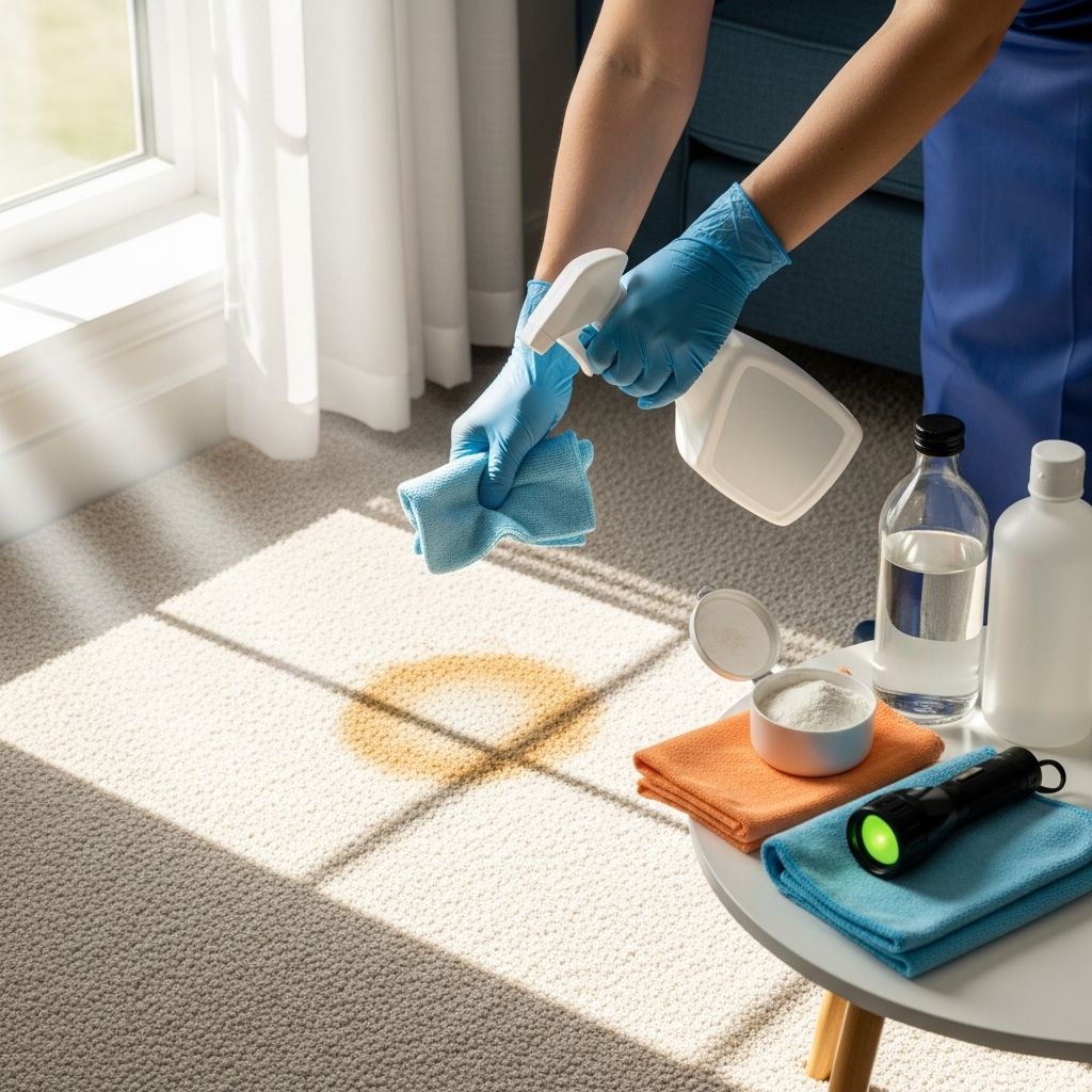 How to Safely Remove Pet Urine (and Odor) from Your Home Comprehensive guide to removing pet urine stains, odors, and preventing future accidents across all types of home surfaces.