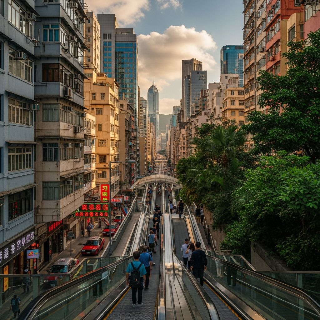 Ride the World’s Longest Escalator in Hong Kong: An Urban Journey Explore Hong Kong's unique transport marvel and vibrant city life along the Central–Mid-Levels Escalator, the world's longest outdoor covered escalator.