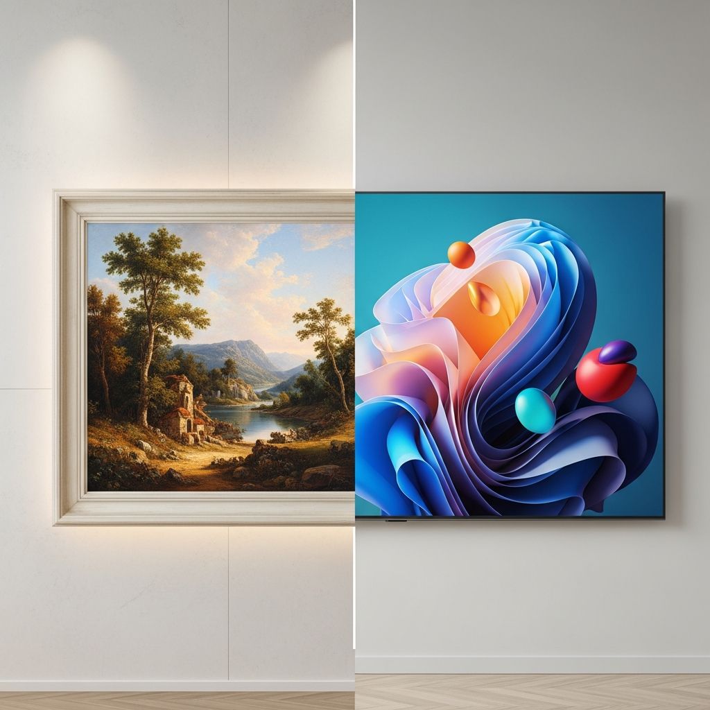 Samsung Frame vs Hisense CanvasTV: Which Art TV Should You Buy? A deep dive into the world of art-inspired TVs: comparing Samsung Frame and Hisense CanvasTV for the perfect blend of style and cinema in your living space.