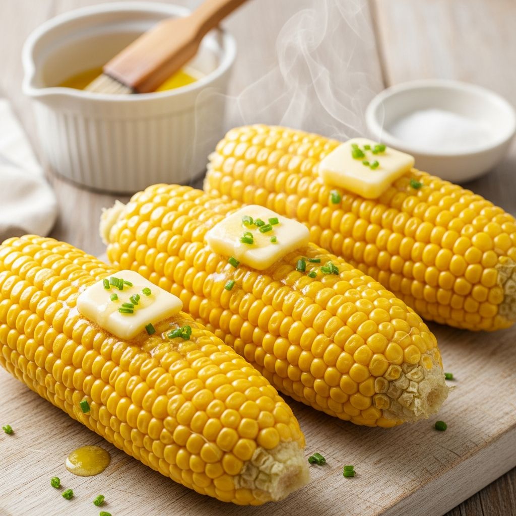Discover the foolproof steaming method for sweet, crisp corn on the cob, packed with flavor and perfect for family dinners or festive barbecues.