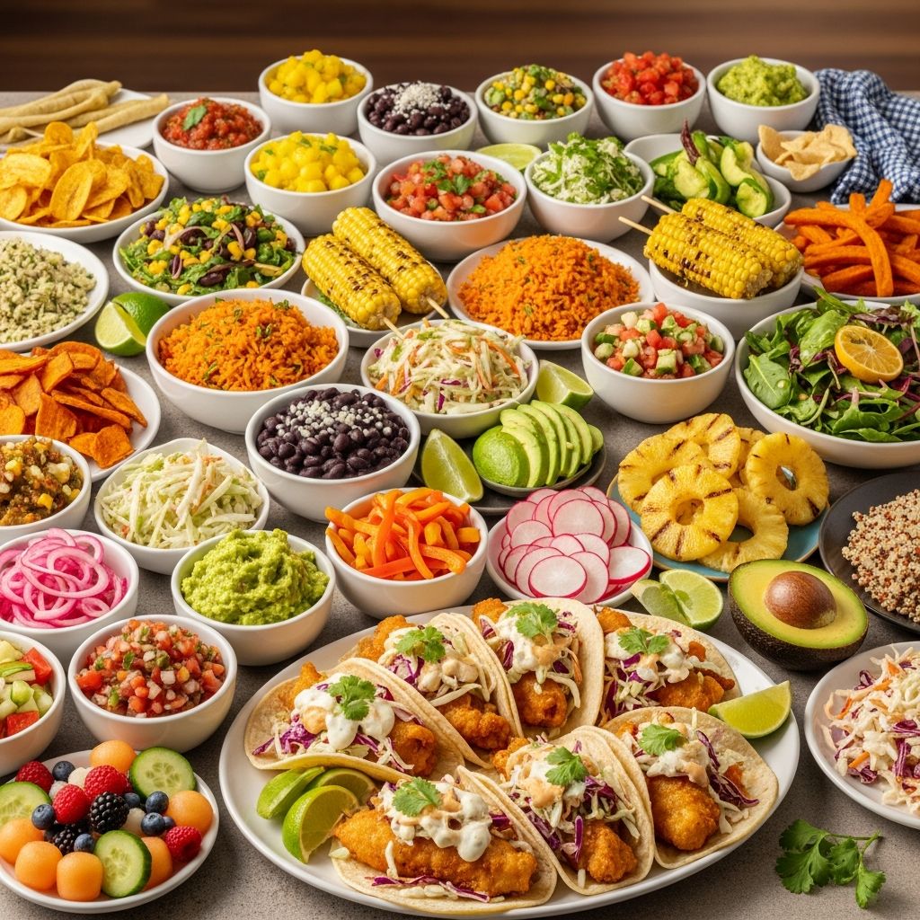 From zesty salads to classic Mexican street corn, discover easy and delicious sides to complete your fish taco feast.
