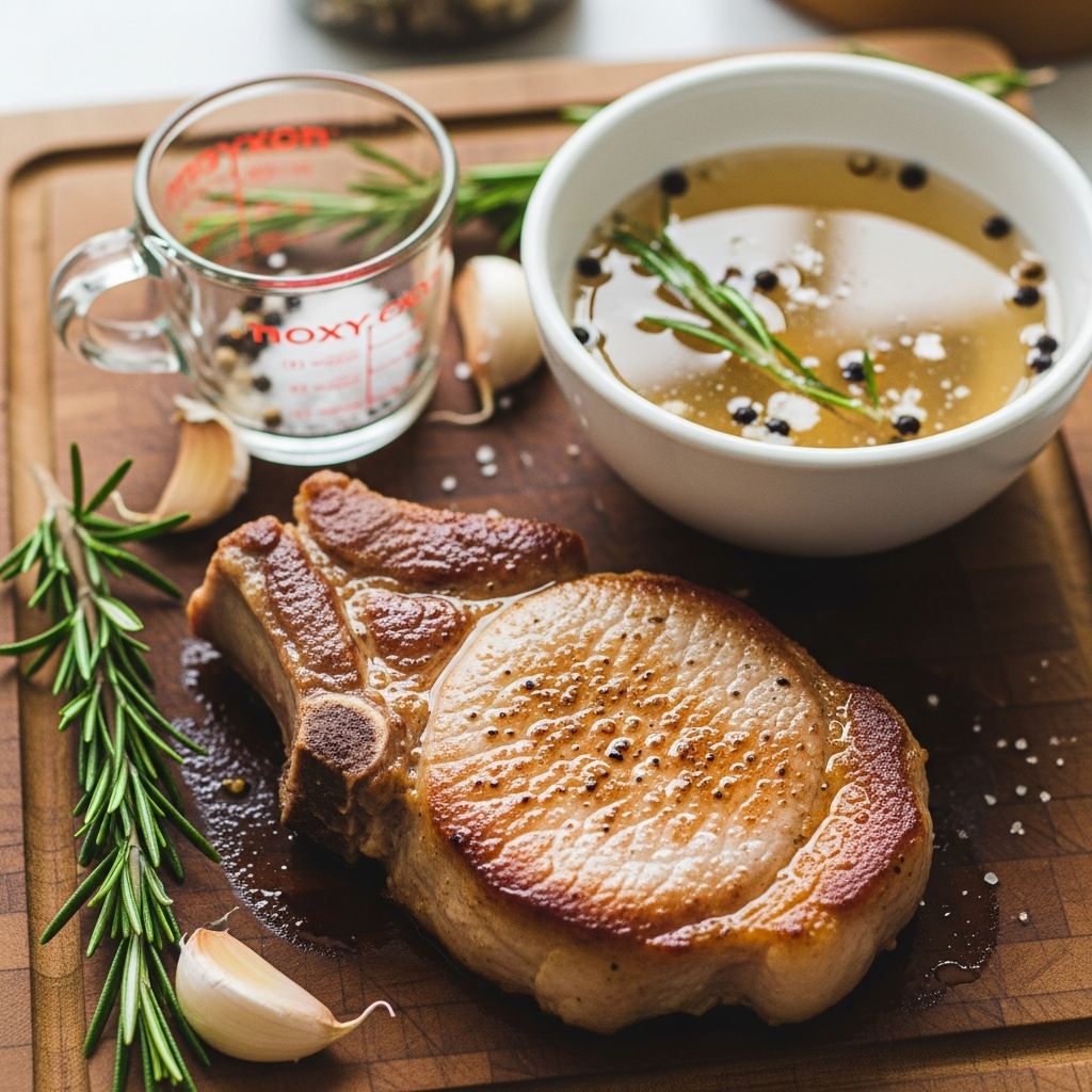 A straightforward brine transforms ordinary pork chops into tender, juicy, and flavorful perfection, every time you cook.