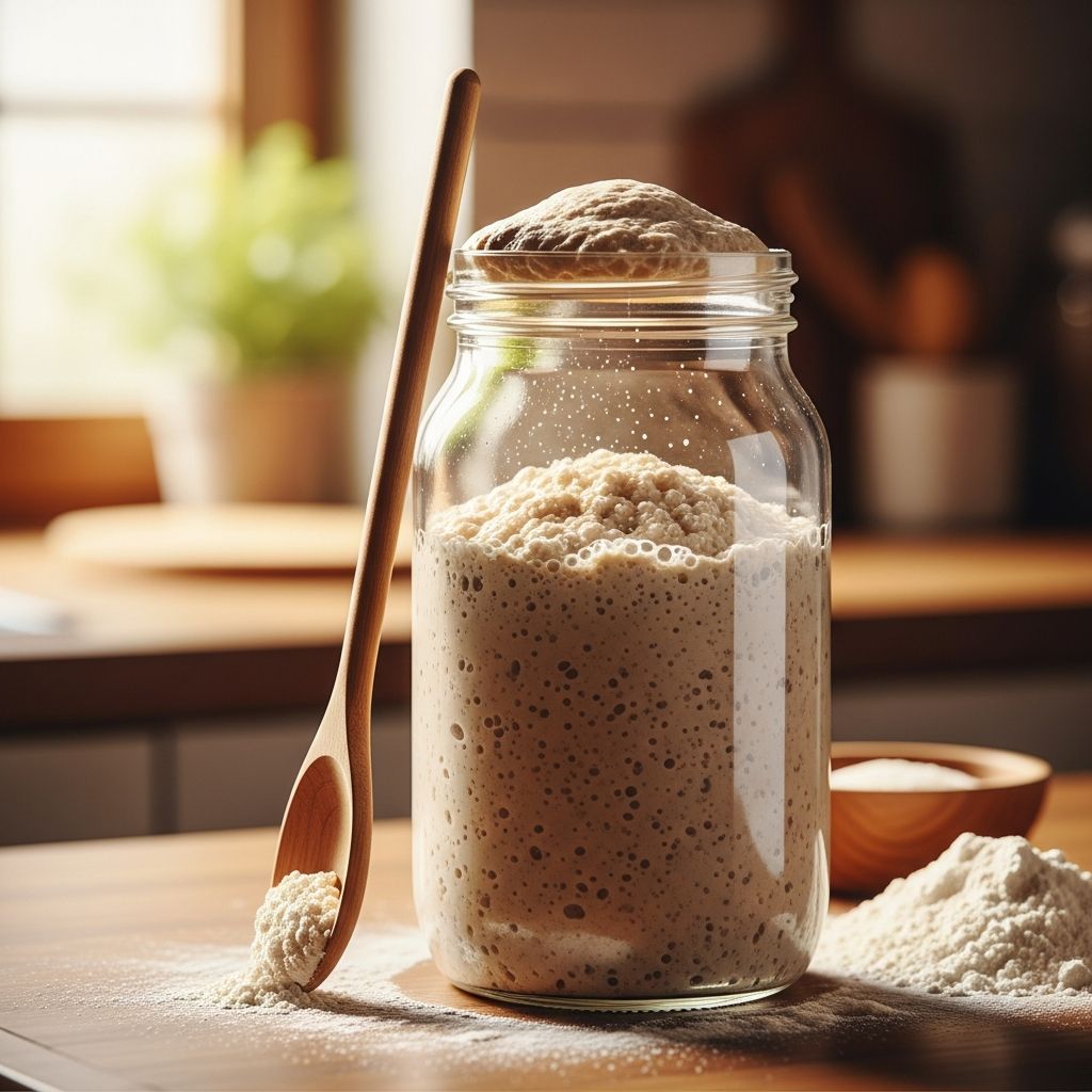 A Simple Sourdough Starter: Step-By-Step Guide for Beginners Master the art of sourdough with easy, step-by-step instructions—no special equipment, just flour, water, and patience.