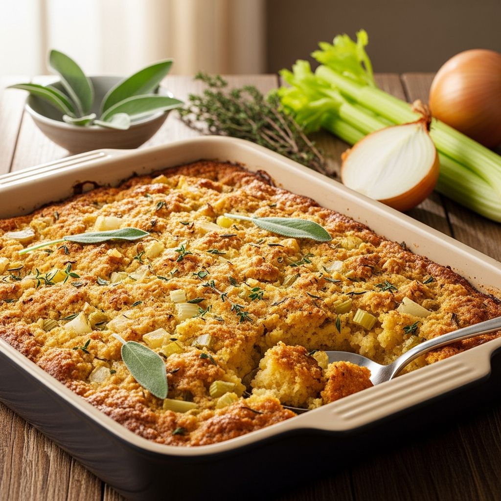 Discover the secrets to making classic Southern cornbread dressing with step-by-step instructions and expert tips.