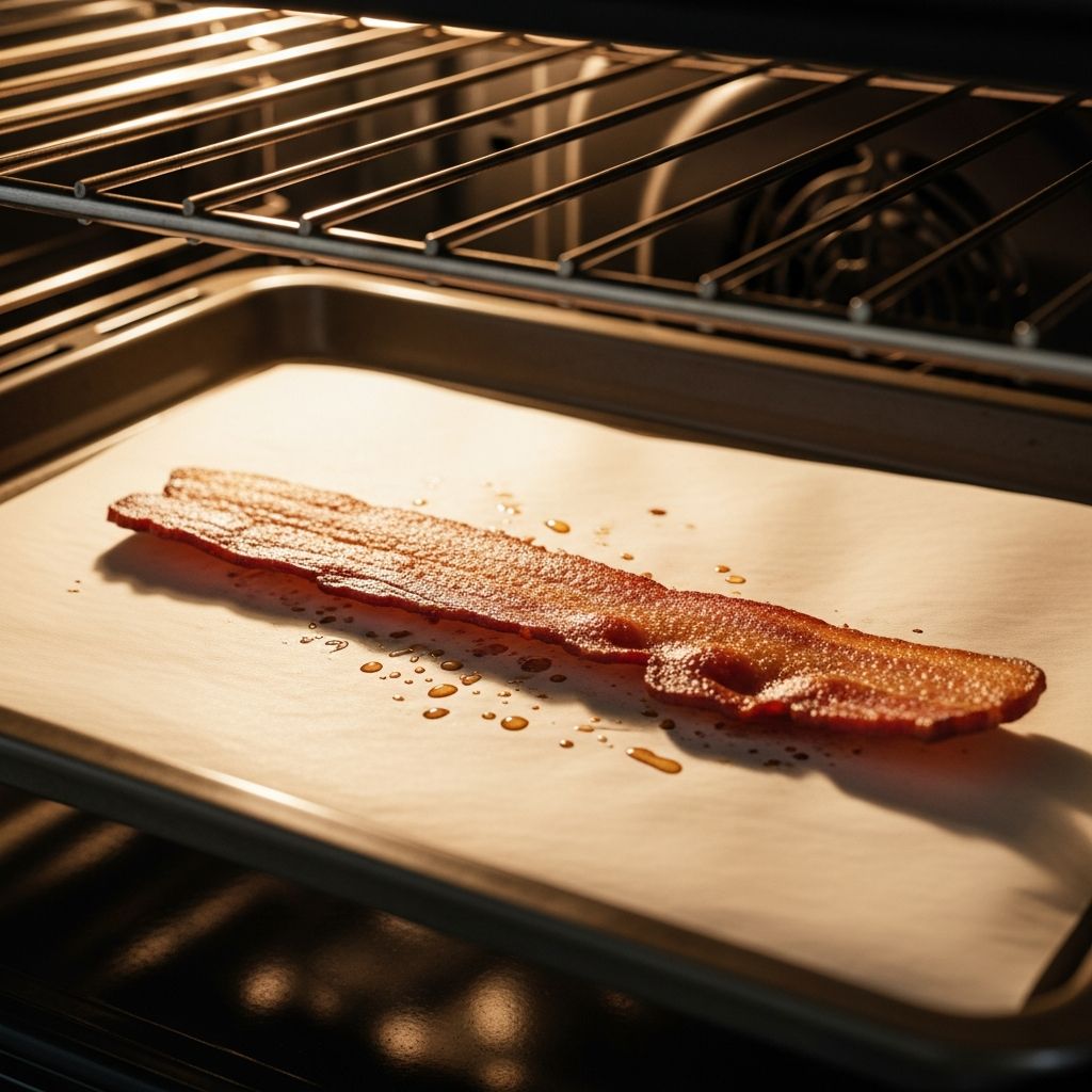Discover a clean, hands-off technique for irresistibly crispy bacon—no stovetop mess, all oven magic.